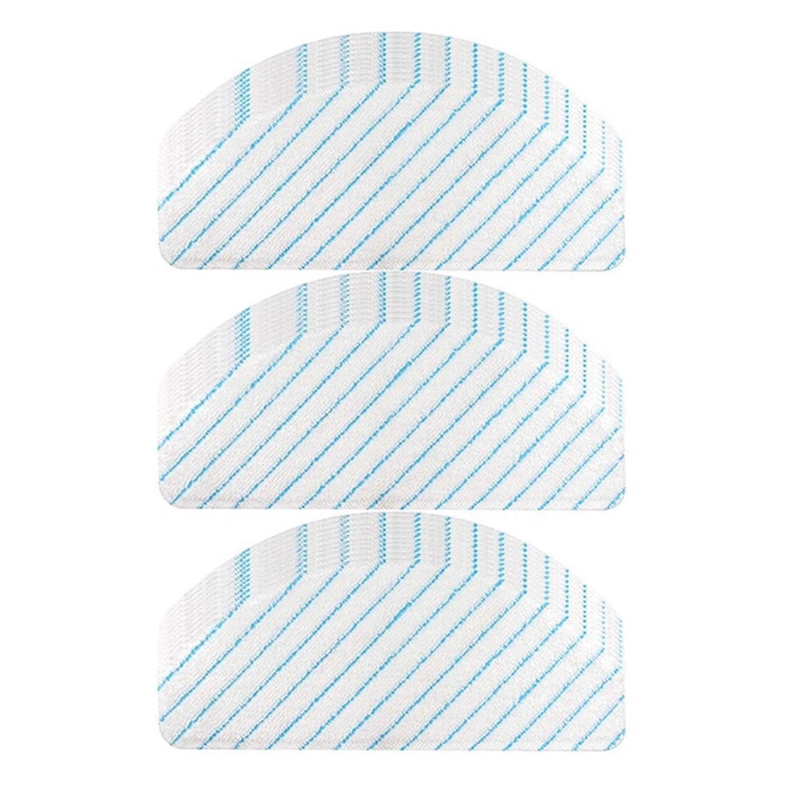 RENXR 30-Piece Vacuum Cleaner Mop Pads for ECOVACS DEEBOT T10/T10 Turbo/X1 Turbo - Premium Floor Cleaning Cloths for Hardwood & Tile Floors - Home Cleaning Accessories (As Shown)