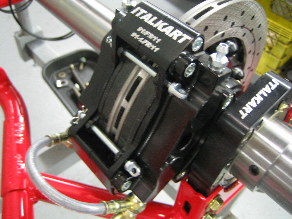 Italkart EVO 10 Rear Brake Caliper - High Performance Black Disc Brake for Motorcycles | Perfect for Racing, Street Bikes & Custom Builds