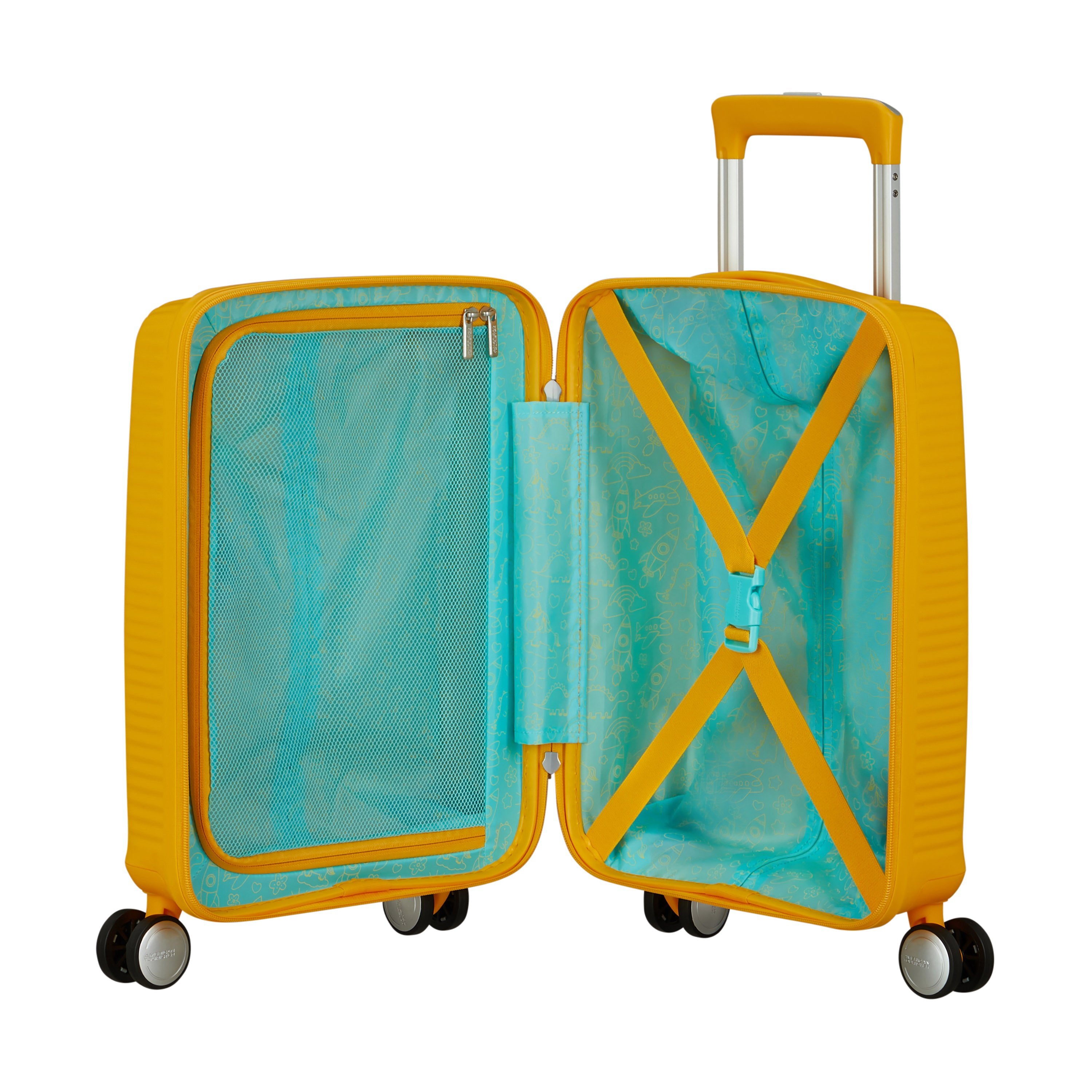 American Tourister Little Curio Kids Spinner Carry On Luggage - Lightweight 20