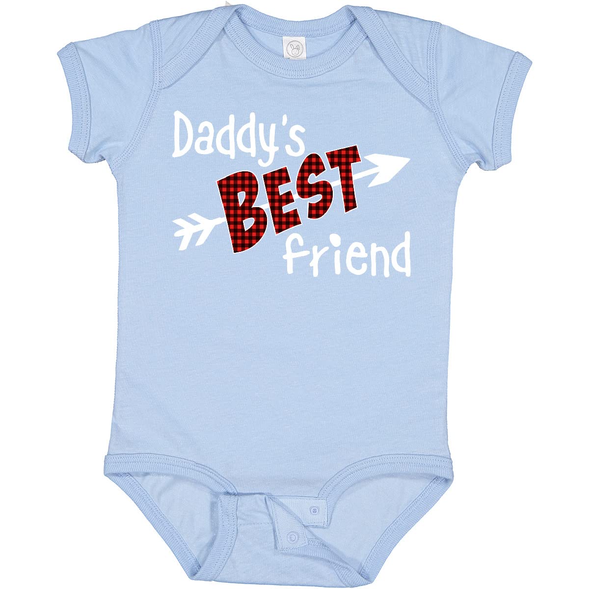Inktastic Daddy's Best Friend Arrow & Plaid Letters Baby Bodysuit - Perfect for Family Photos & Special Occasions
