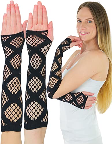 Faux Wrap Criss Cross Fishnet - Black