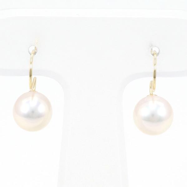18K Yellow Gold Pearl Earrings for Women - Elegant Stud Earrings with Freshwater Pearls - Perfect for Weddings, Parties & Special Occasions