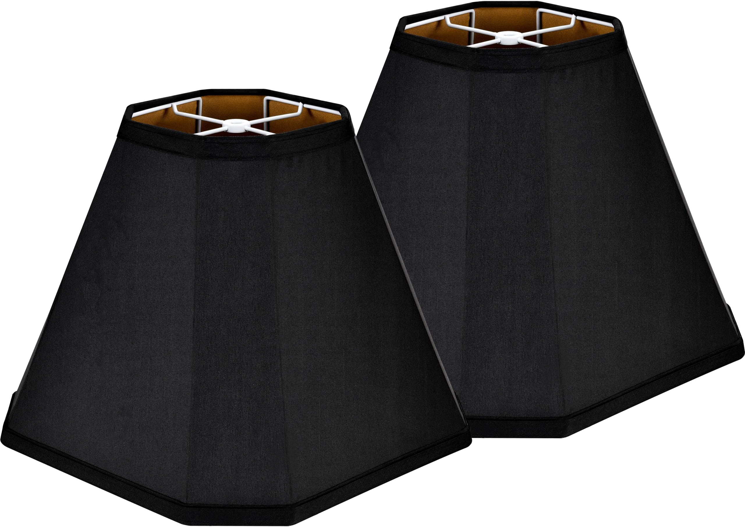 GO&SO Black Bell Lamp Shades Set of 2 - 6.5