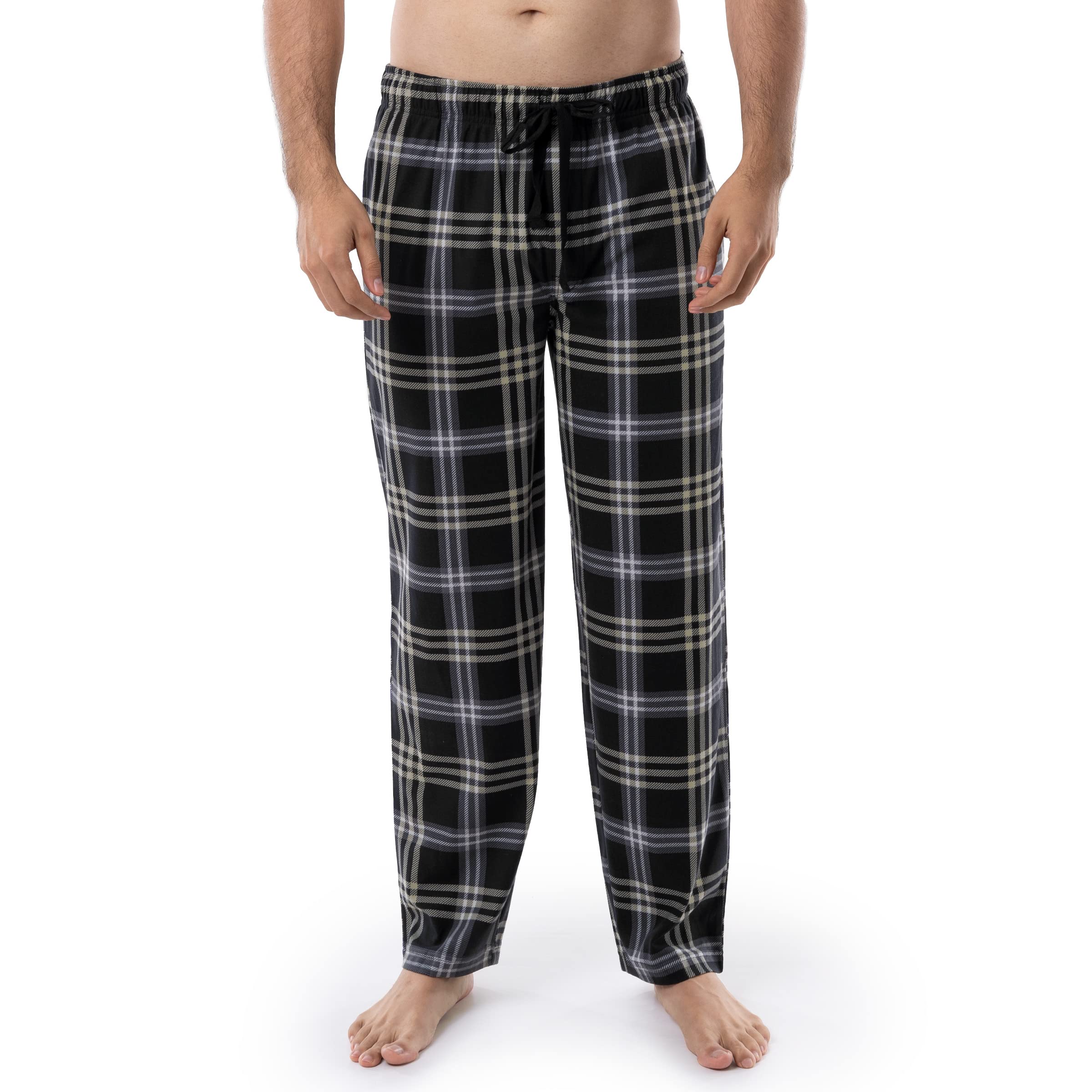 Van Heusen Men's Flannel Fleece Sleep Pants - Soft & Warm Winter Lounge Pajama Bottoms for Cozy Nights at Home