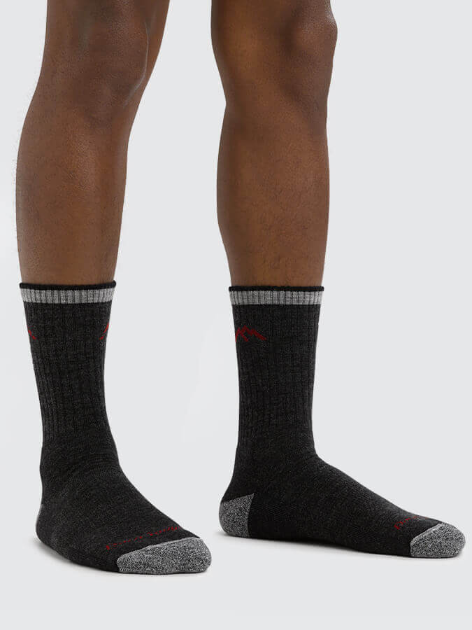 Darn Tough 1466 Hiker Micro Crew Cushion Socks for Men - Moisture-Wicking Hiking Socks for Outdoor Adventures & Daily Wear