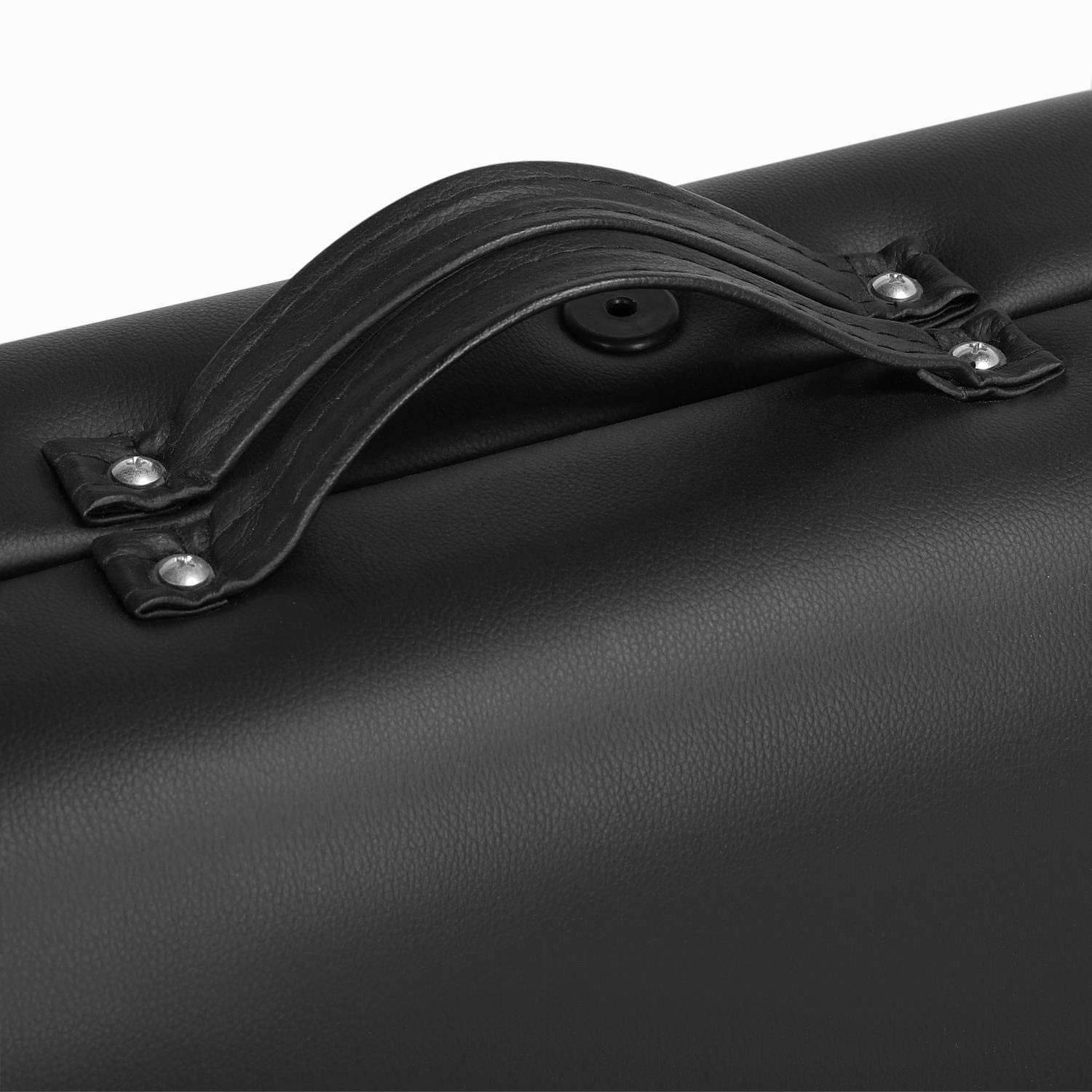 Topeakmart Portable Folding Massage Table - Adjustable Height 84 Inch Aluminum Spa Therapy Bed for Salon & Home Use | Black | Ideal for Professional Massage, Physical Therapy & Relaxation