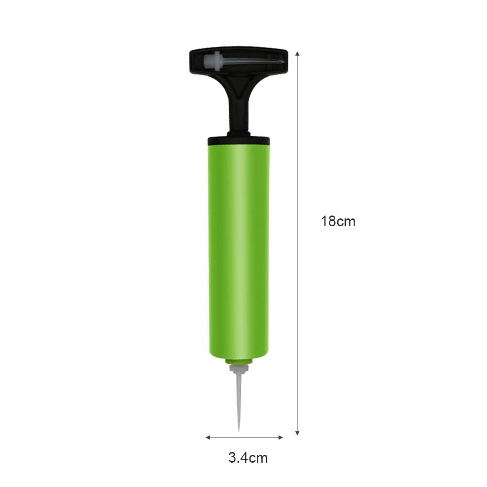 Handheld Air Pump for Football, Soccer Balls, Swimming Rings & Inflatable Toys - Portable Plastic Ball Pump with Needle Adapter | Durable Reusable Air Pump for Sports, Beach, Pool Parties & Outdoor Activities