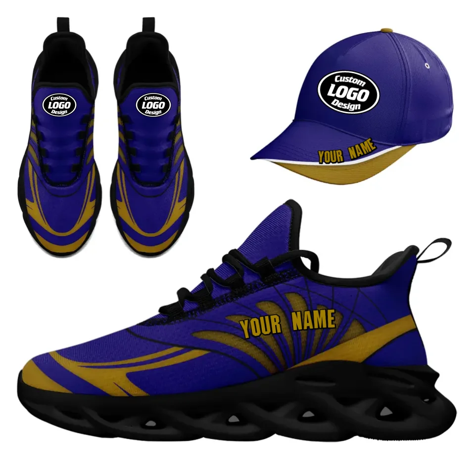 Custom Maxsoul Sneaker & Hat Combo Set - Personalized Athletic Shoes & Matching Apparel for Brand Promotion, Gifts, Fan Festivals & Sports Events | Unisex Streetwear for Casual Wear, Gym & Outdoor Activities