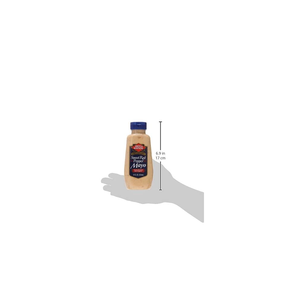 Dietz & Watson Sweet Red Pepper Mayo - 2 Pack (16 oz Bottles) | Gourmet Sandwich Spread, Burger Condiment & Salad Dressing for Deli Meats & Wraps