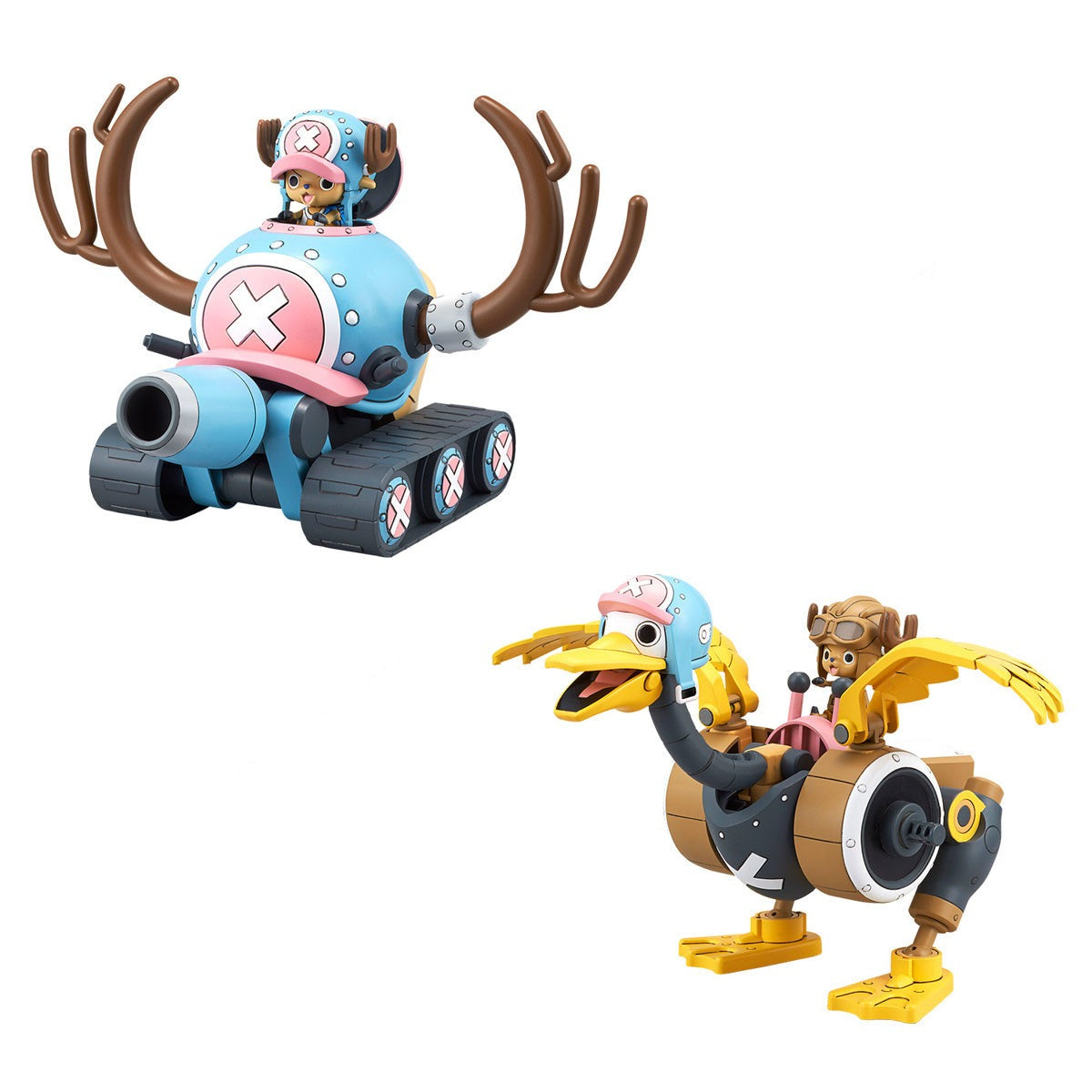 Bandai One Piece Chopper Robot Model Kit - Chopper Tank & Chopper Wing Set of 2 Figures for Anime Collectors & Action Figure Enthusiasts | Perfect for Display, Gifts, and Cosplay Accessories