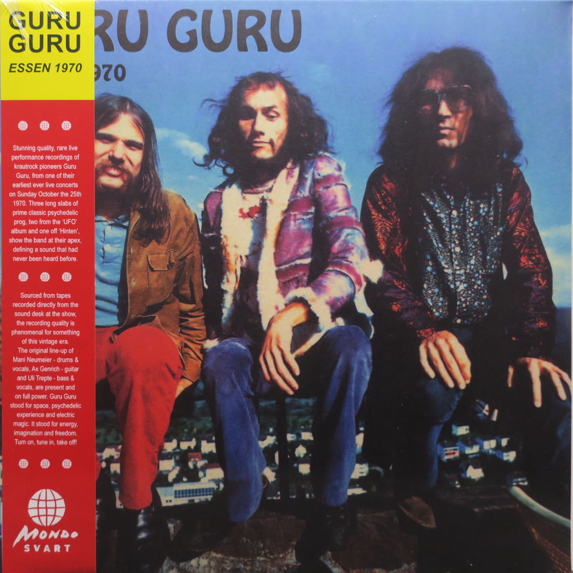 GURU GURU 'Live In Essen 1970' Vinyl LP Record - Rare German Krautrock Live Album for Collectors & Music Enthusiasts - Perfect for Vinyl Collections & Retro Music Listening Parties