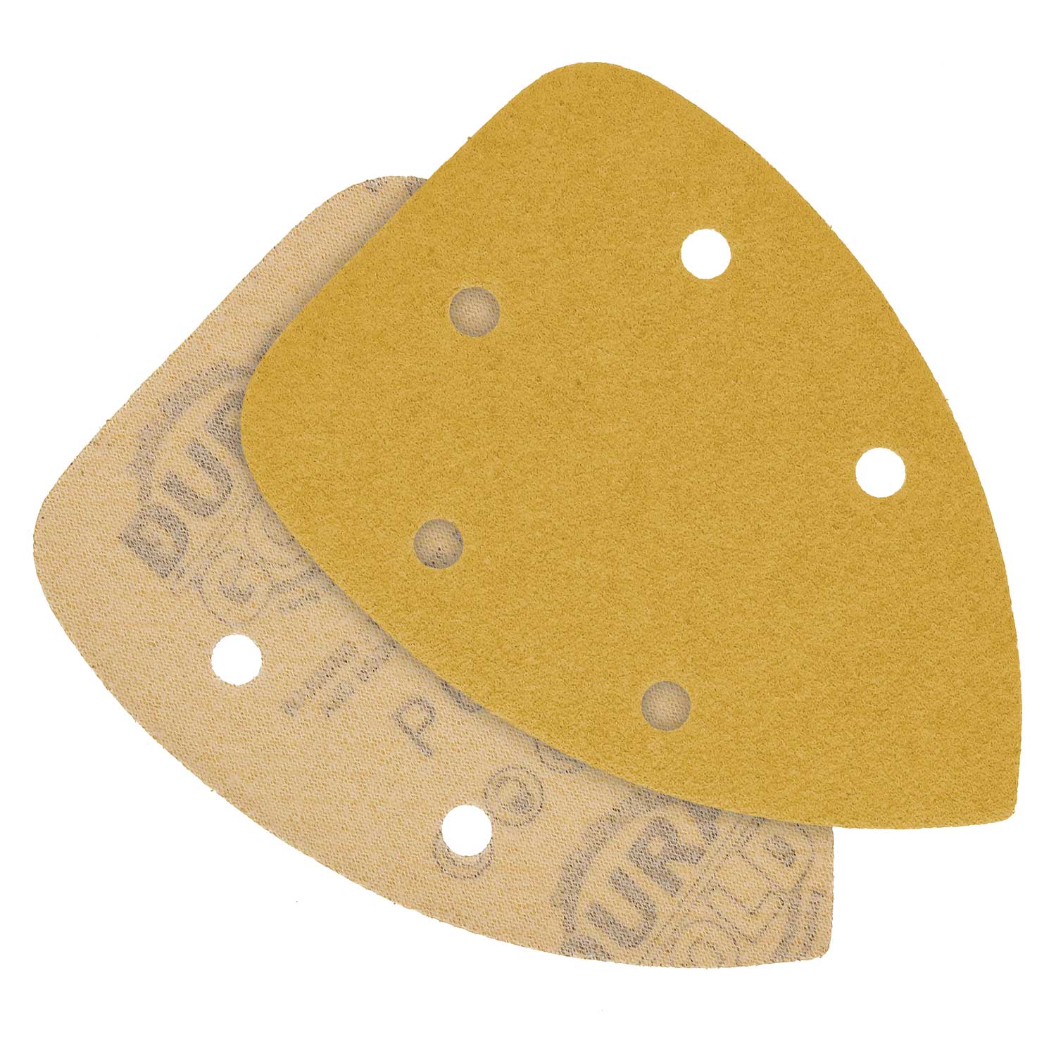 60 Grit 5 Hole Pattern Hook & Loop Sanding Sheets for Mouse Sanders - Box of 24 | Ideal for Woodworking, Metal Polishing & DIY Projects