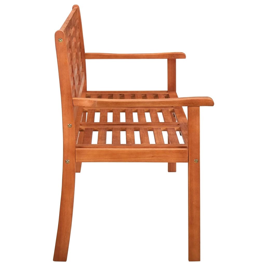 SKM 3-Seater Patio Bench with Cushion - 59.1