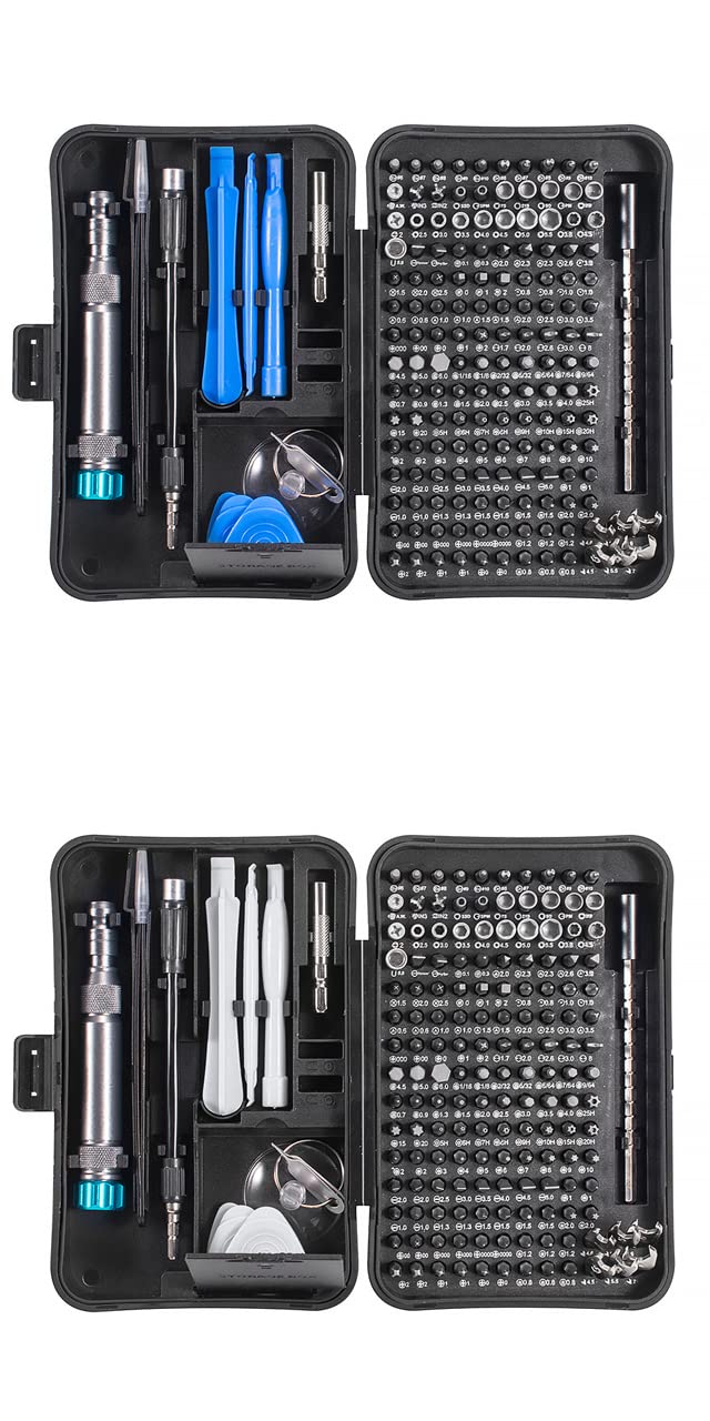 135-in-1 Precision Screwdriver Set for Electronics Repair - Magnetic Phillips & Torx Bits for iPhone, MacBook, PC, Laptop, Tablet, PS5, Xbox, Nintendo Switch - Perfect for DIY, Phone Repair & Game Console Maintenance (Purple)