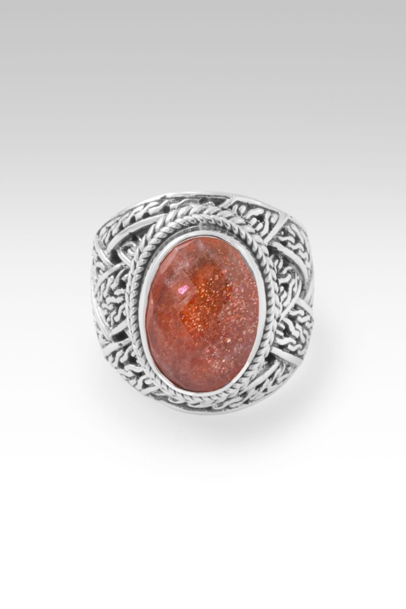 Orange Sunstone Forgiveness Ring™ – Handmade Sterling Silver Jewelry for Healing, Meditation & Spiritual Gifts