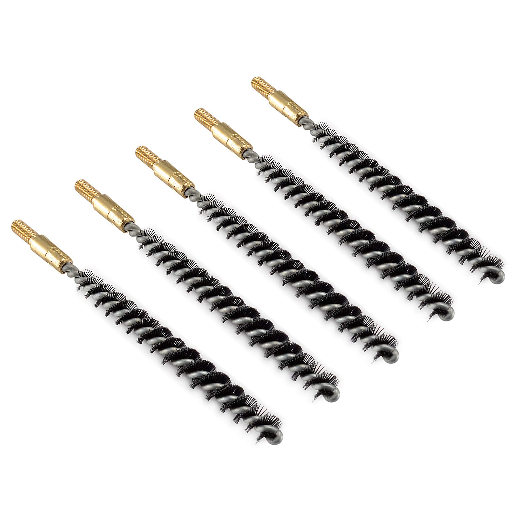 BOOSTEADY 5-Piece Gun Cleaning Kit - Nylon Bristle Brushes & Patches for Pistols (Multiple Calibers) - Perfect for Firearm Maintenance