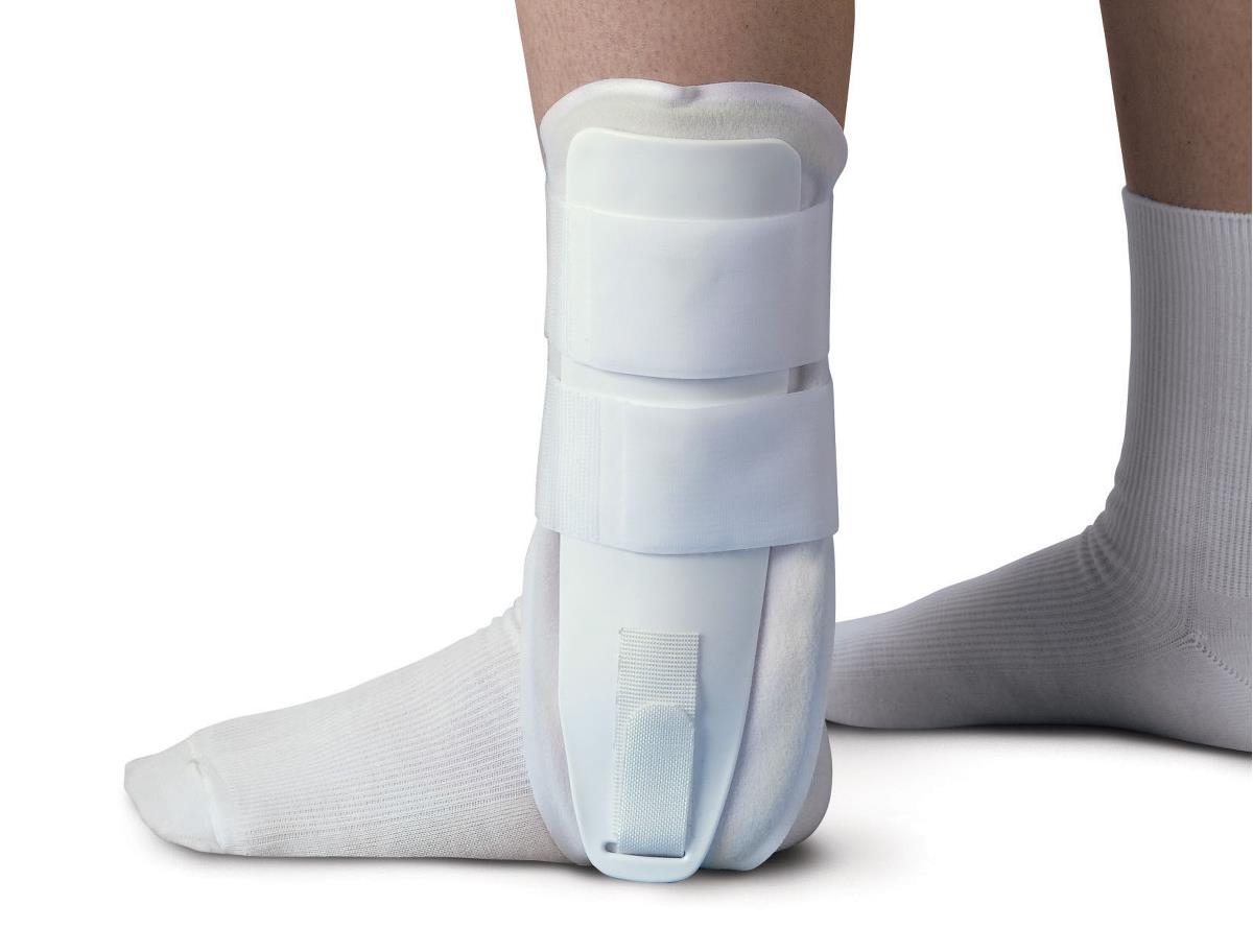 Universal Foam Stirrup Ankle Brace - Adjustable Support for Sprains, Arthritis & Sports Injuries - Perfect for Running, Basketball & Workout Recovery