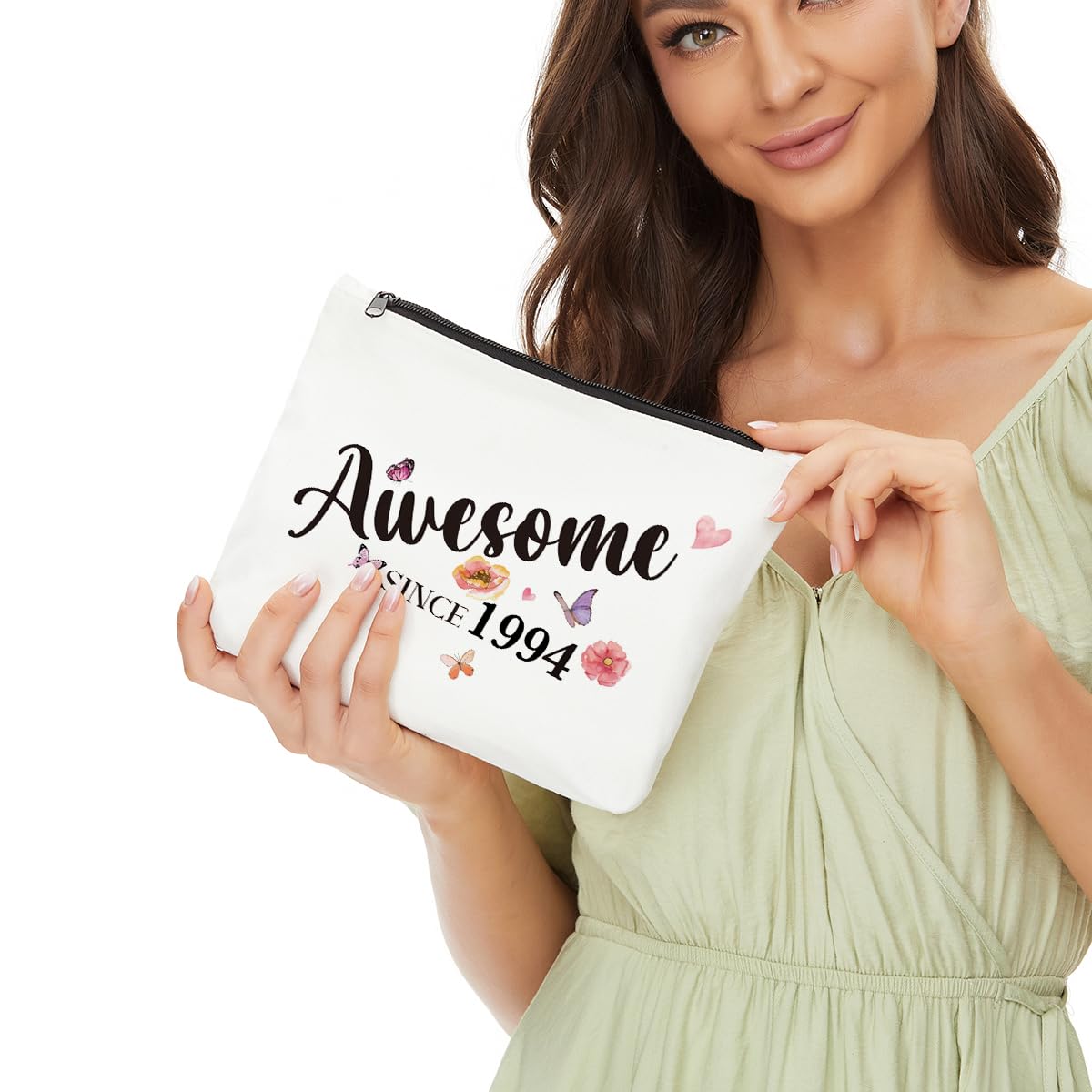 30th Birthday Gifts for Women - Best 30 Year Old Birthday Present Ideas for Wife, Sister, Friends, Coworker, Aunt & Boss | Awesome Since 1994 Makeup Bag | Perfect for Birthday Parties, Office Celebrations & Special Occasions