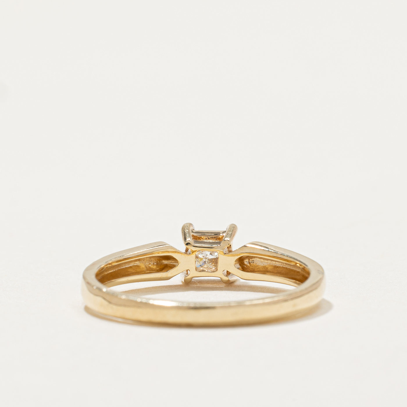 0.31ct Princess Cut Solitaire Diamond Engagement Ring for Women - Size 6.25 | Perfect Proposal Gift, Wedding Band, Anniversary Jewelry