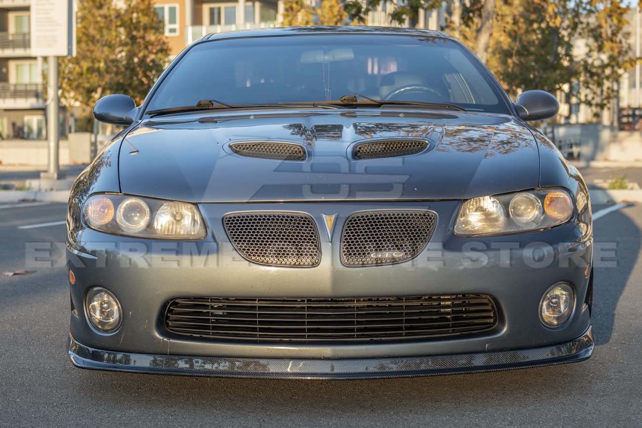 EOS Performance Carbon Fiber Front Bumper Lip Splitter for 2004-2006 Pontiac GTO - Aggressive Style Upgrade for Street Racing & Car Shows