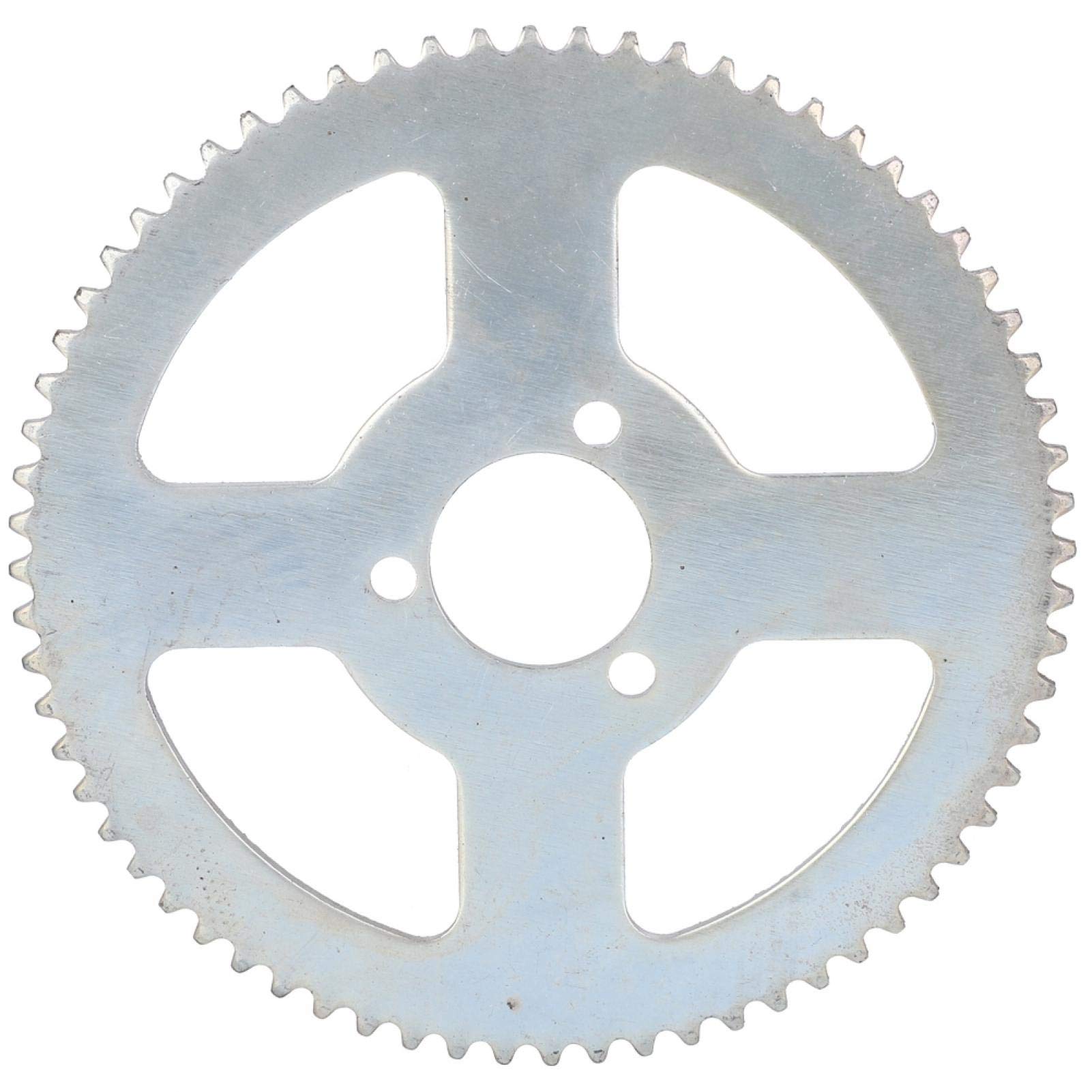 OUKENS 65T 25H 3-Hole Metal Sprocket for Electric Bicycle & Scooter Conversion - High-Performance Crankset Gear Plate - Perfect for E-Bike Upgrades and DIY Electric Vehicle Modifications