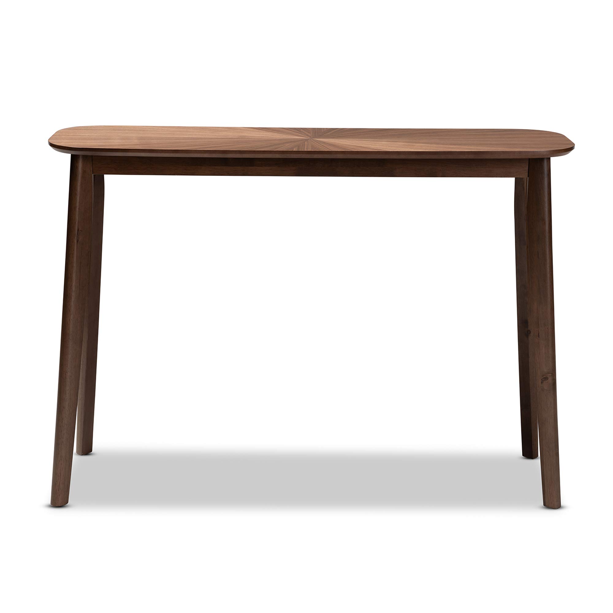 Baxton Studio Modern Walnut Console Table - Entryway Sofa Table for Hallway, Living Room & Bedroom Decor