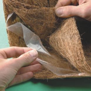 Eco-Friendly Molded Coco Fiber Basket Liner - Natural Coconut Coir Plant Pot Insert for Indoor/Outdoor Decor | Perfect for Hanging Baskets, Flower Pots & Home Organization