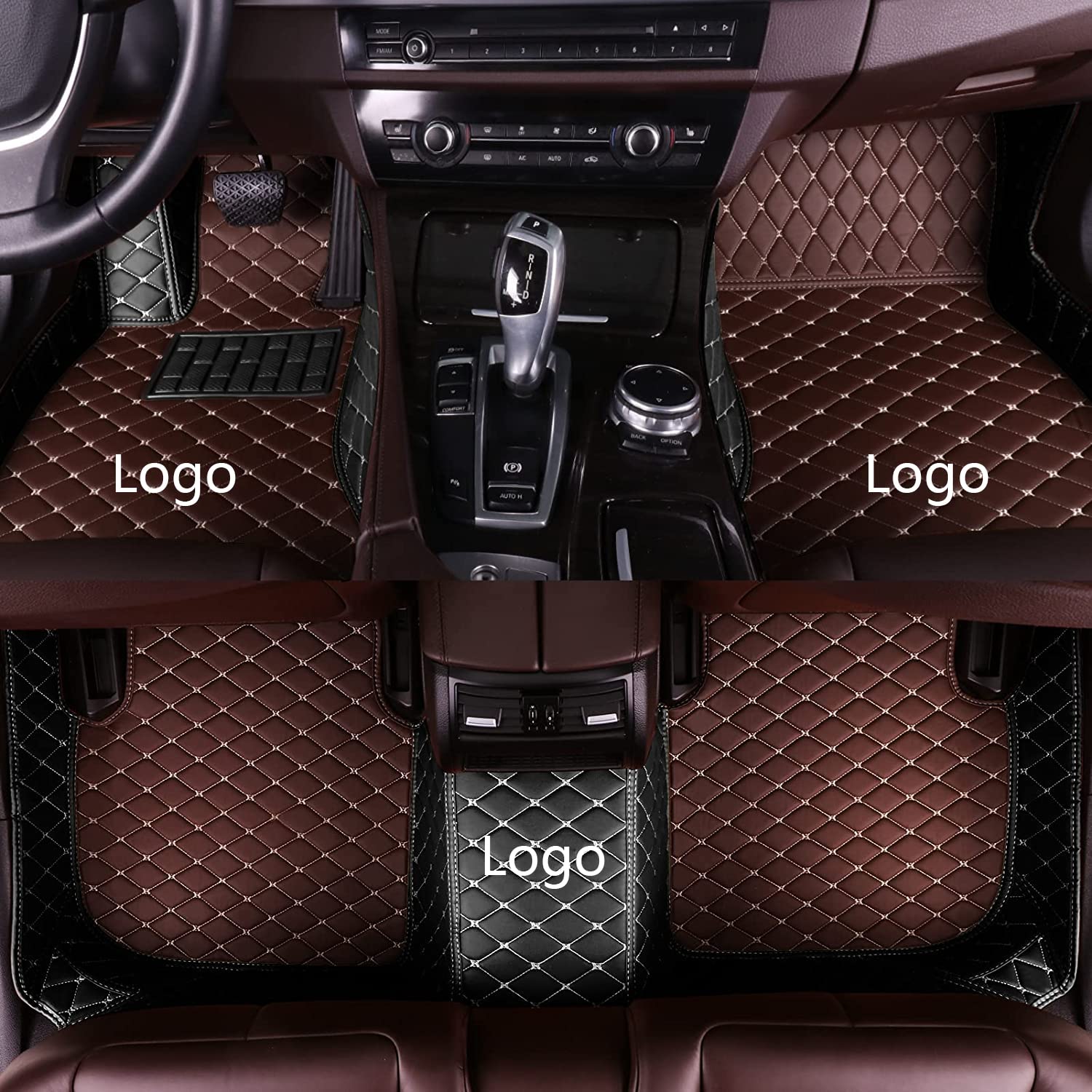 Custom Car Floor Mats for Sedan, SUV & Sports Cars - All Weather, Waterproof, Anti-Slip Full Coverage Floor Liners with Logo - Perfect for Daily Commute, Road Trips & Car Protection