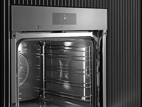Miele 60cm Built-In Oven H7860 BP PureLine CleanSteel Pyrolytic Self-Cleaning Oven - Perfect for Modern Kitchens & Professional Baking