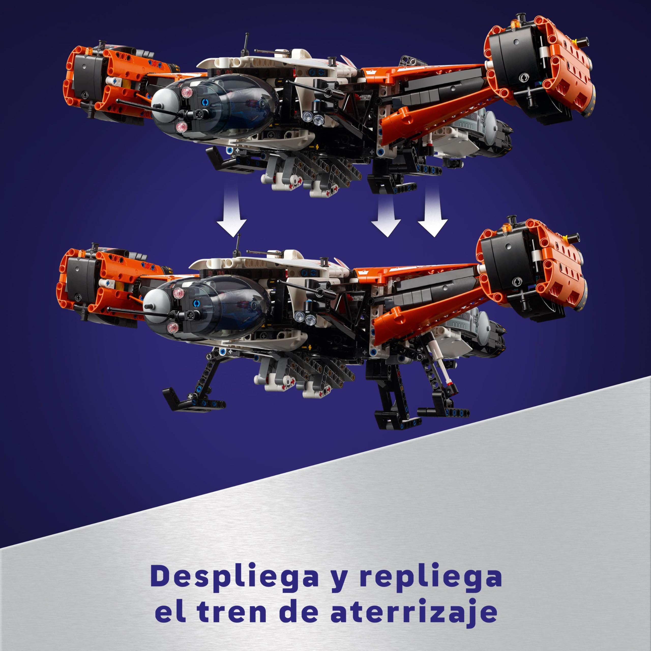 LEGO Technic Heavy Cargo Spaceship VTOL LT81 Building Toy with Mini Rover - STEM Construction Set for Kids Ages 10+ | Space Exploration Play, Birthday Gift for Boys & Girls