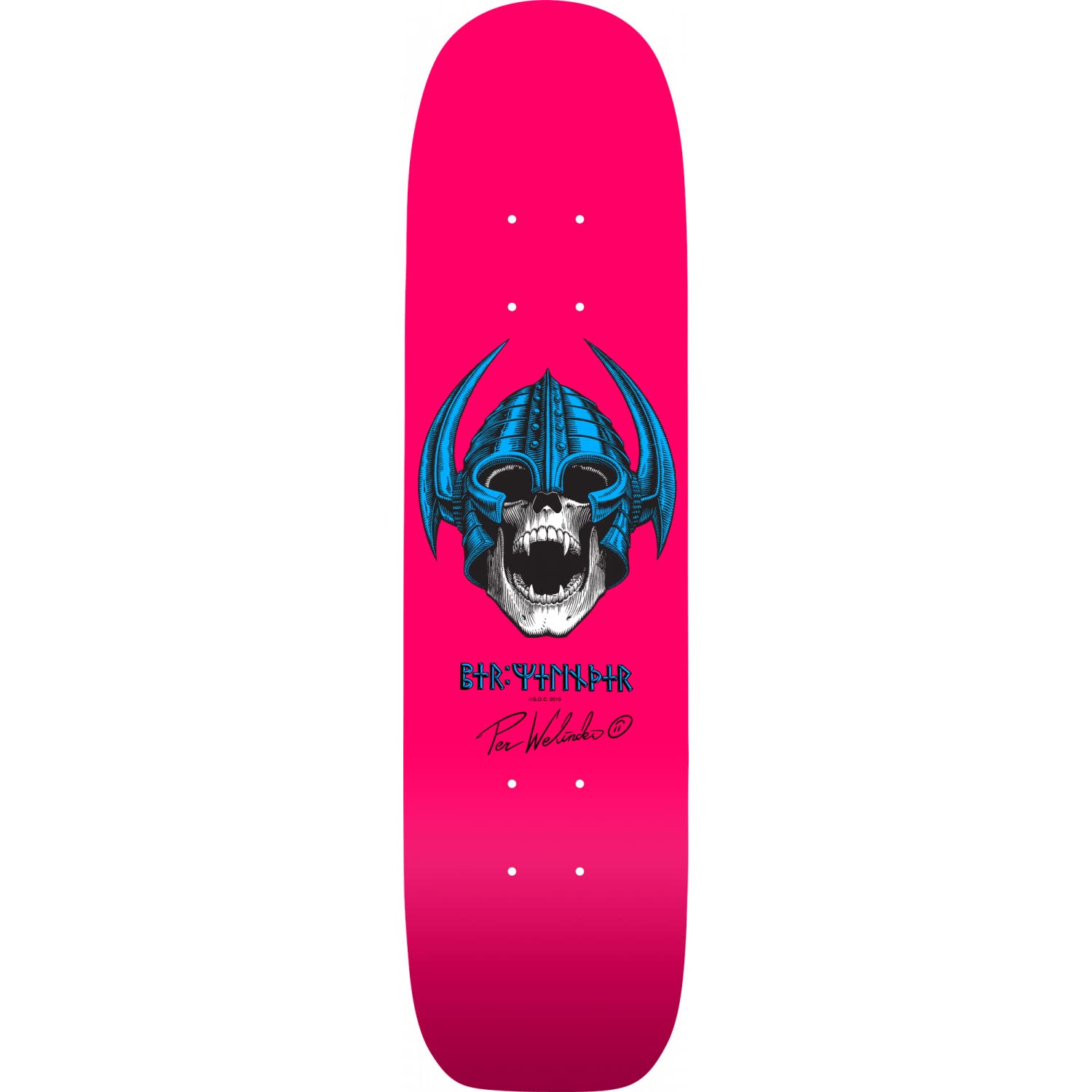 Powell Peralta Welinder Freestyle Pink Old School Reissue Skateboard Deck - Classic Retro Design for Street Skating & Collectors