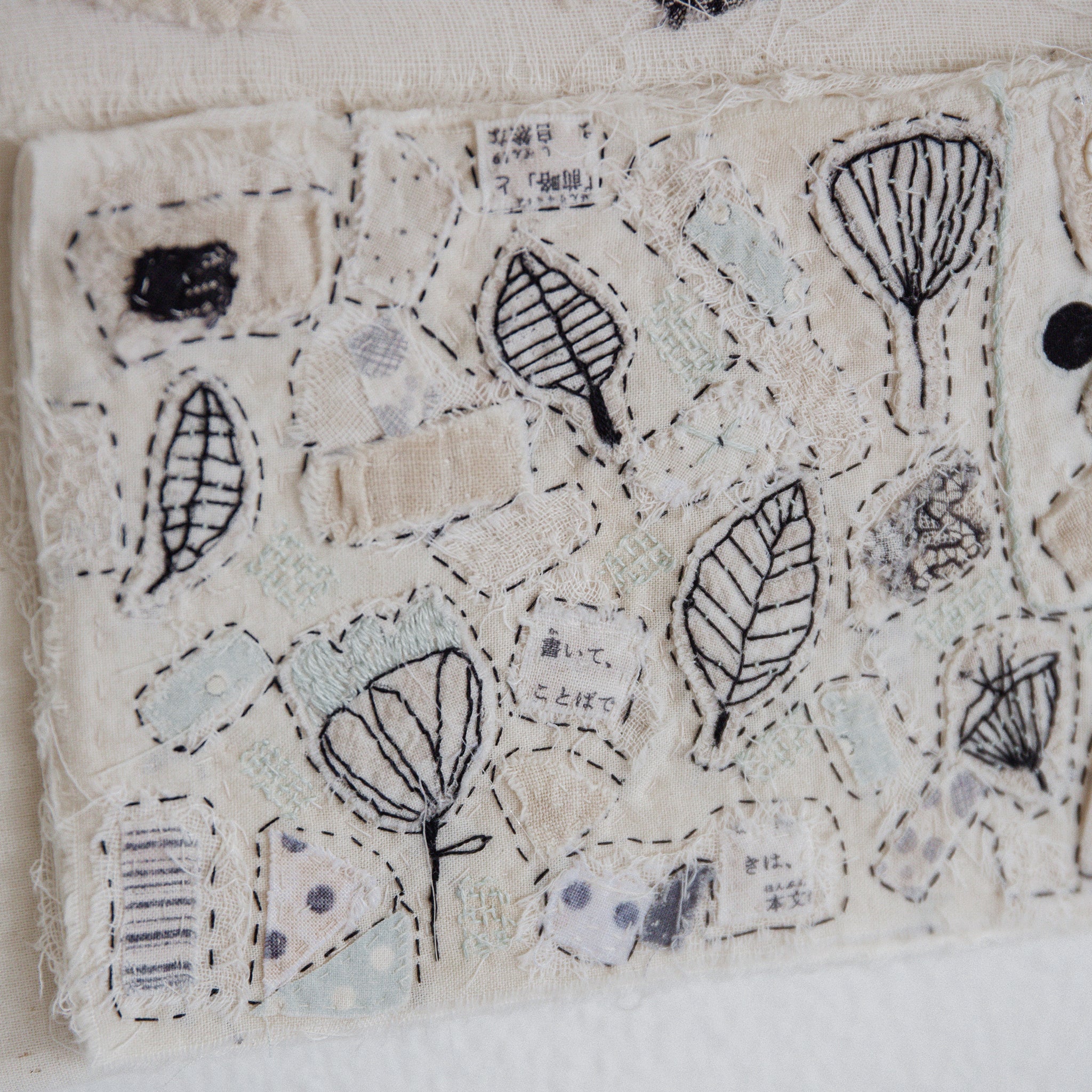 Hutch Studio Birds the Word Fabric Art Collection | Handmade Stitched Wall Decor for Home & Office | Perfect for Living Room, Bedroom, and Nursery Decor