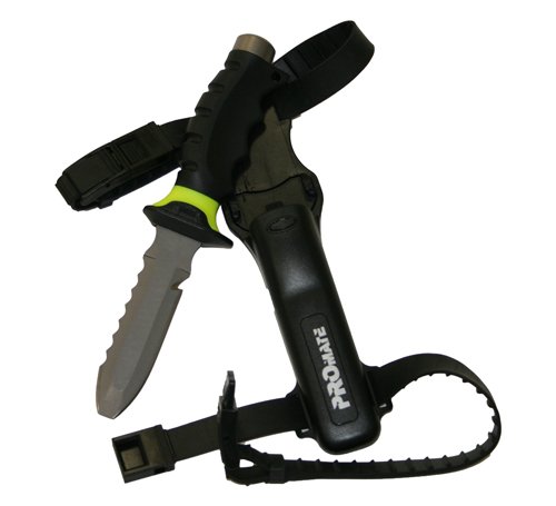 Promate Barracuda Titanium Dive Knife - 4.5
