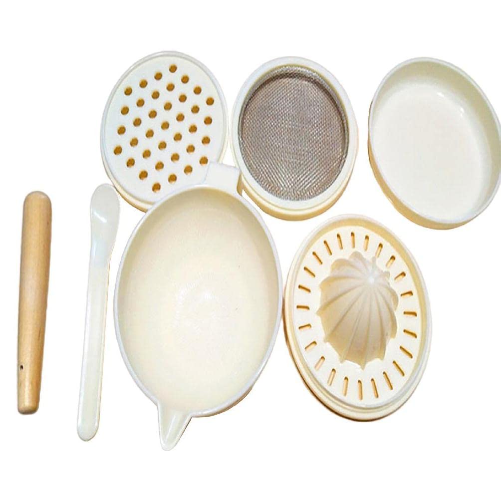 **Multifunctional Baby Food Mill Bowl Set - Handmade Infant Food Masher & Vegetable Grinder for Toddlers - Easy to Use for Homemade Purees & Snacks**    *(Perfect for Travel, Home, or On-the-Go Baby Meals - Ideal for Fruits, Veggies & Soft Foods)*