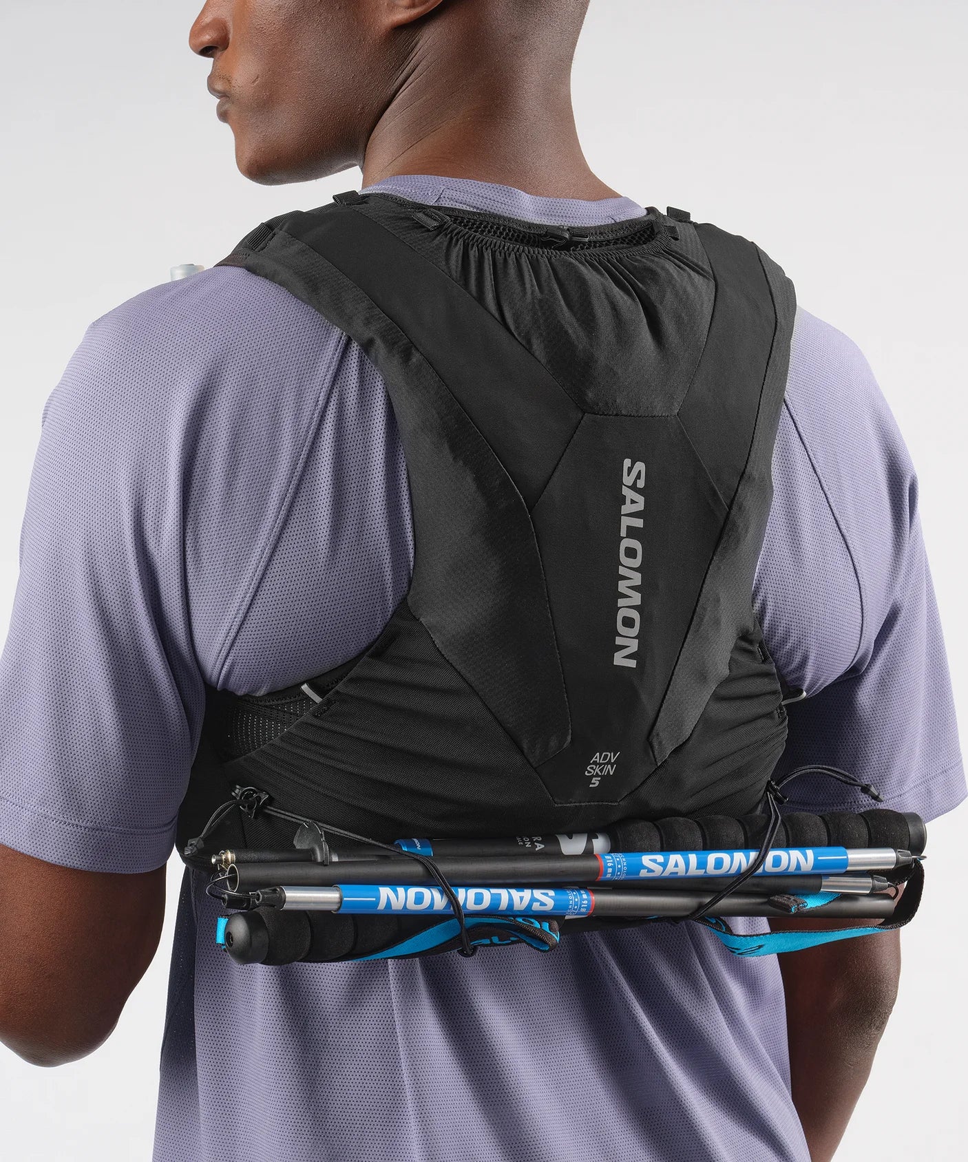 Adv Skin 5 Hydration Pack with Included Flasks - Unisex Running Vest for Trail Runners & Outdoor Enthusiasts - Perfect for Hiking, Marathon Training and Adventure Sports