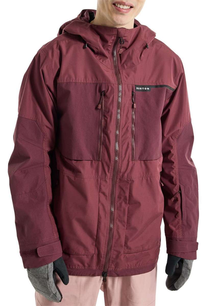 Burton Frostner 2L Waterproof Jacket for Men & Women 2024 - Lightweight Winter Snowboarding Coat for Skiing, Hiking & Outdoor Adventures