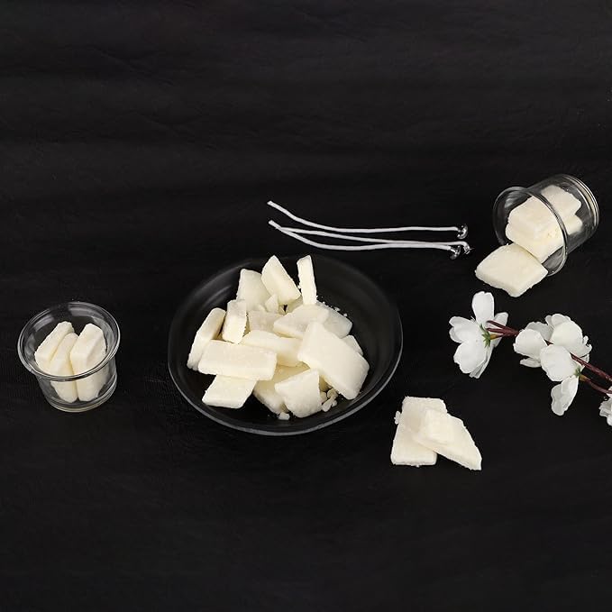 Premium 100% Pure Natural Soy Wax for Candle Making - 5kg Vegetable Wax Blocks for DIY Candles, Wax Melts & Home Fragrance | Eco-Friendly, Clean Burning | Perfect for Aromatherapy, Gifts & Home Decor