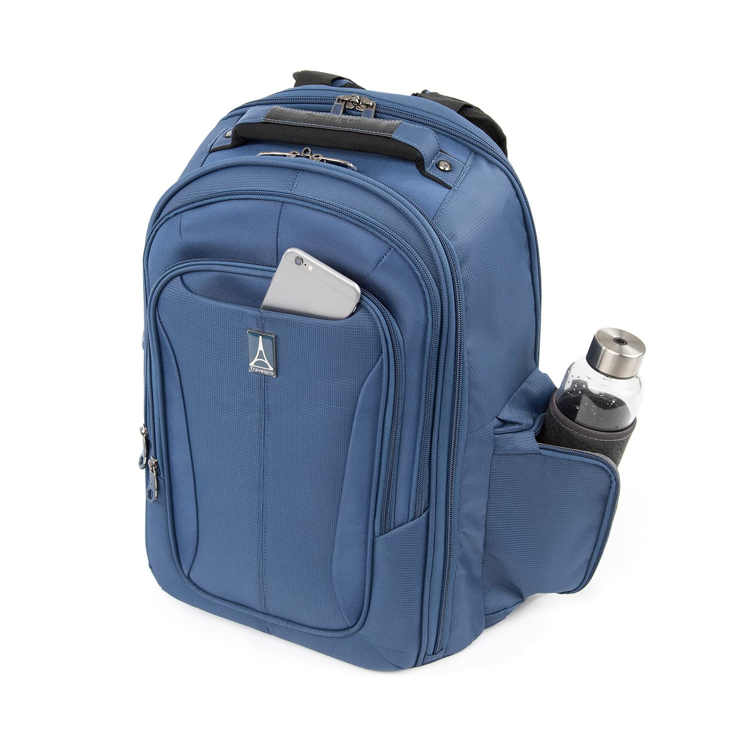 Travelpro Tourlite Laptop Backpack - Lightweight Business Travel Backpack with USB Charging Port, Water-Resistant & TSA-Approved for Airplane Carry-On | Perfect for Work Commute, College Students & International Travel