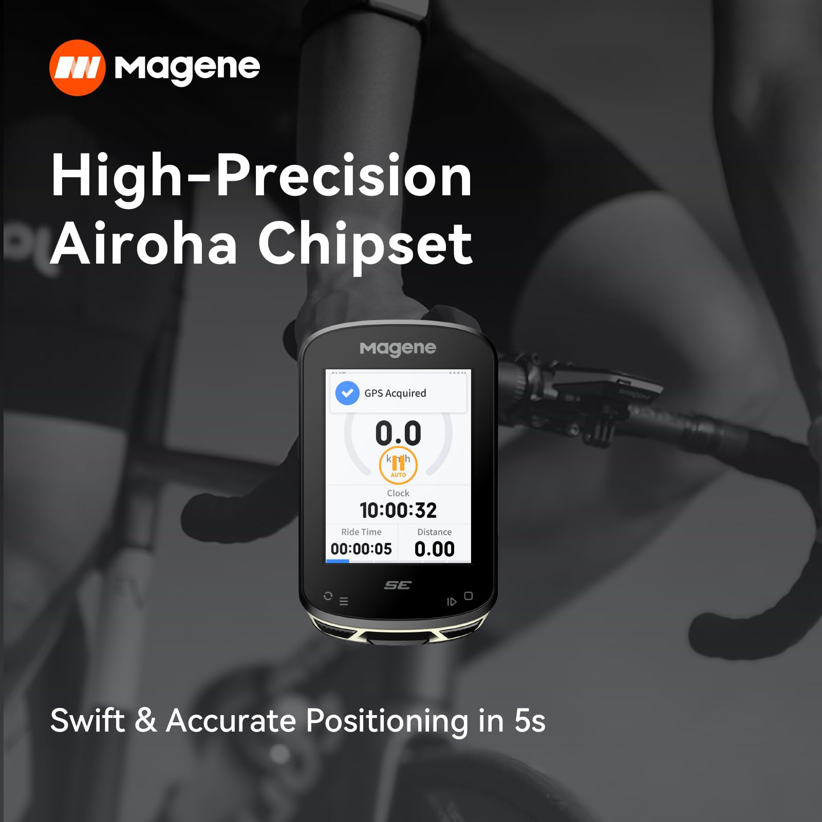 Magene C506SE Wireless GPS Bike Computer - 2.4