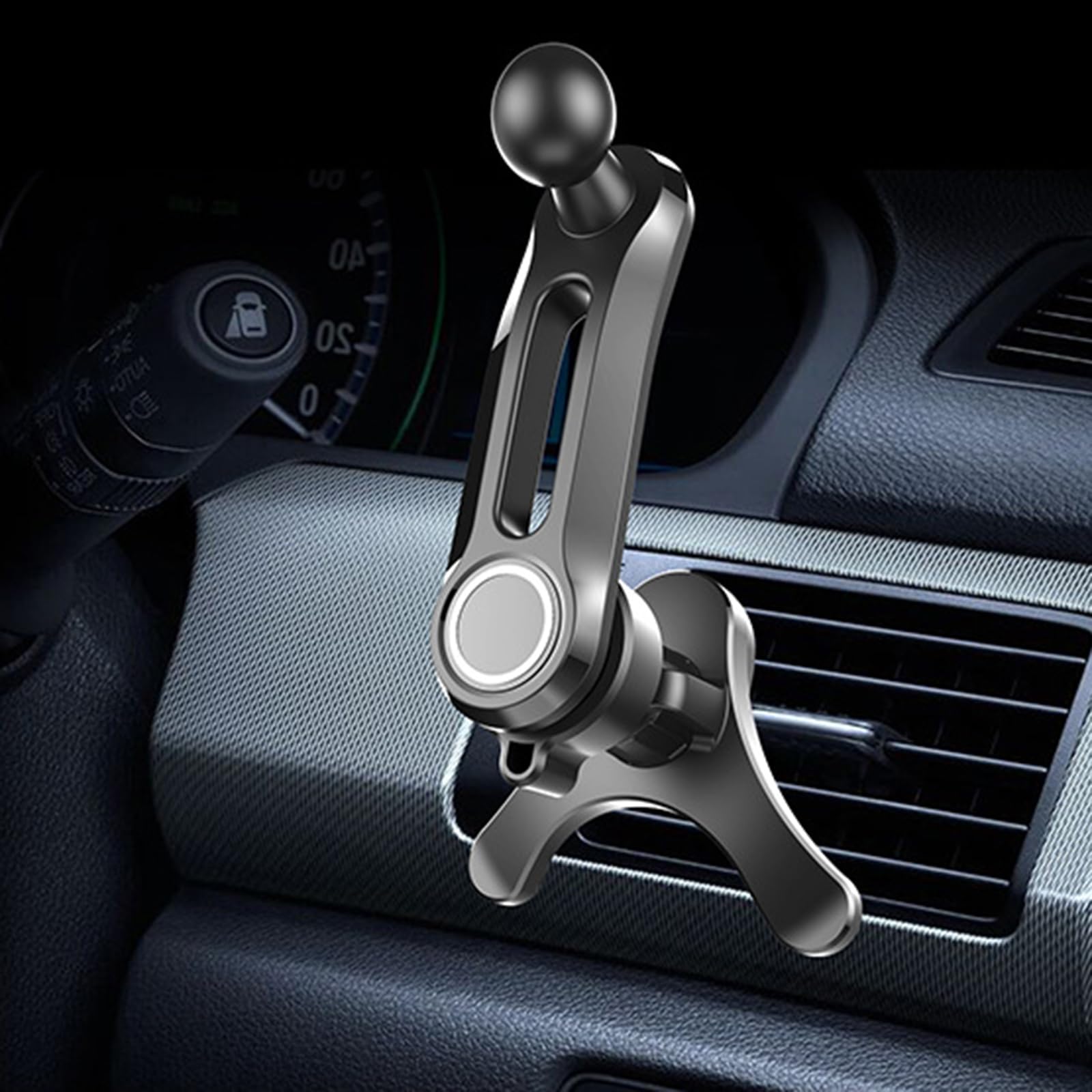 17mm Round Mount Arm Extension Rod Joint Connector Adapter - Universal Car Phone Holder Clamp for iPhone, Samsung & Smartphones - Perfect for Air Vent Cradles & Dashboard Mounts - Durable & Adjustable Car Accessory for Hands-Free Driving & Navigation