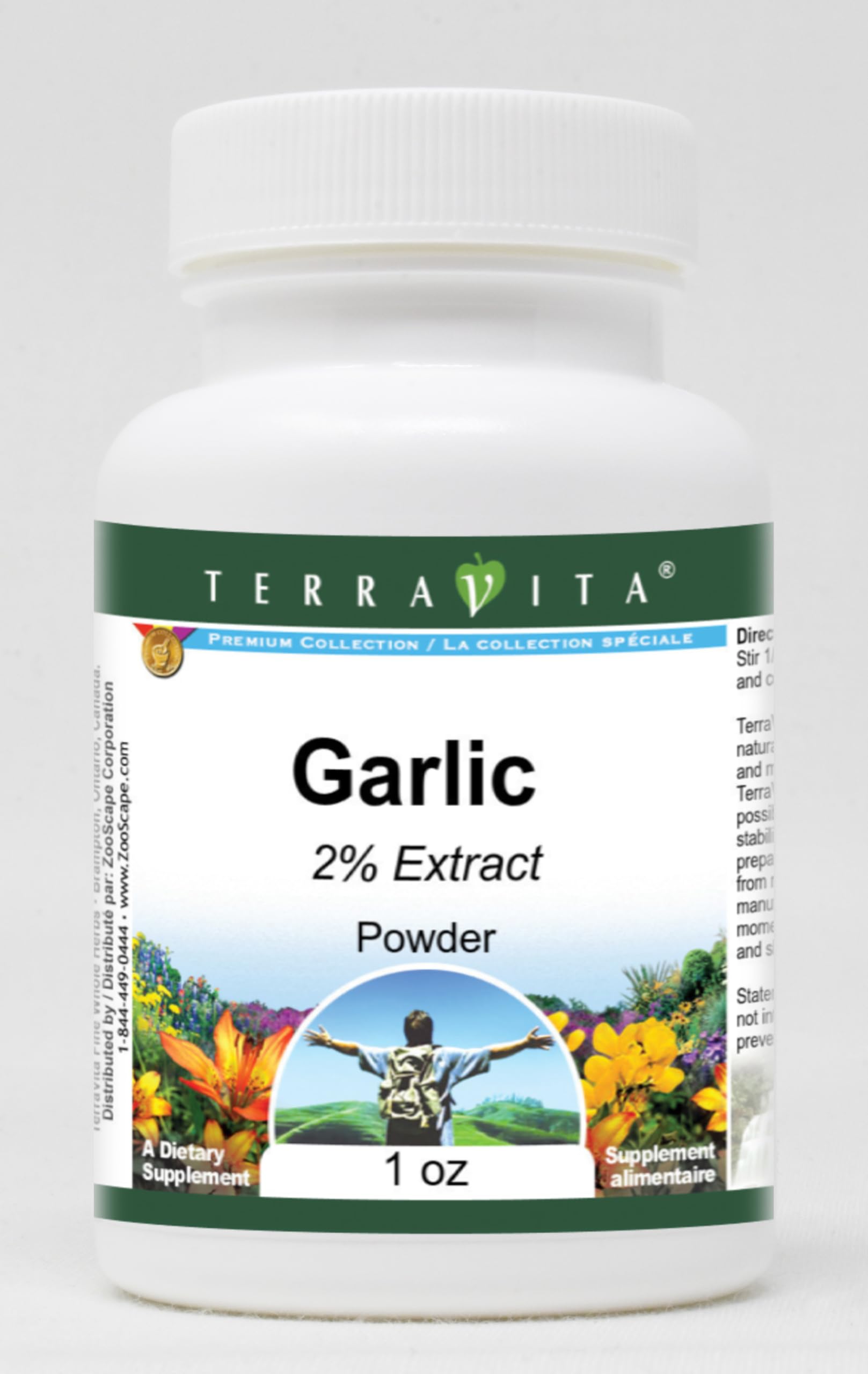 Organic Garlic Powder 2% (1 oz) | Premium Quality, Non-GMO, Gluten-Free | Ideal for Cooking, Seasoning & Health Benefits