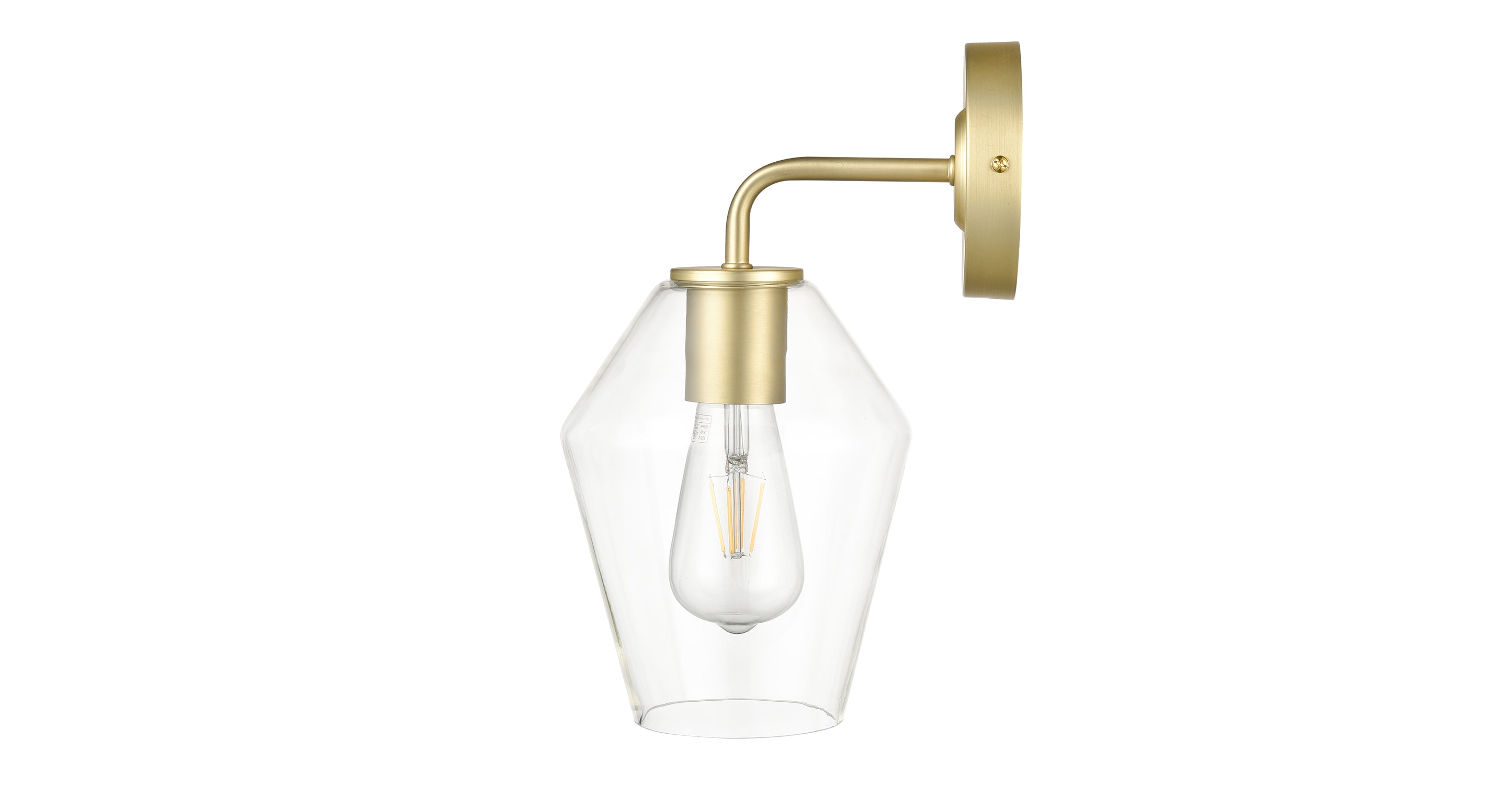 Clare Wall Sconce - Modern LED Wall Light Fixture for Bedroom, Living Room & Hallway | Dimmable Indoor Lighting with Adjustable Arms