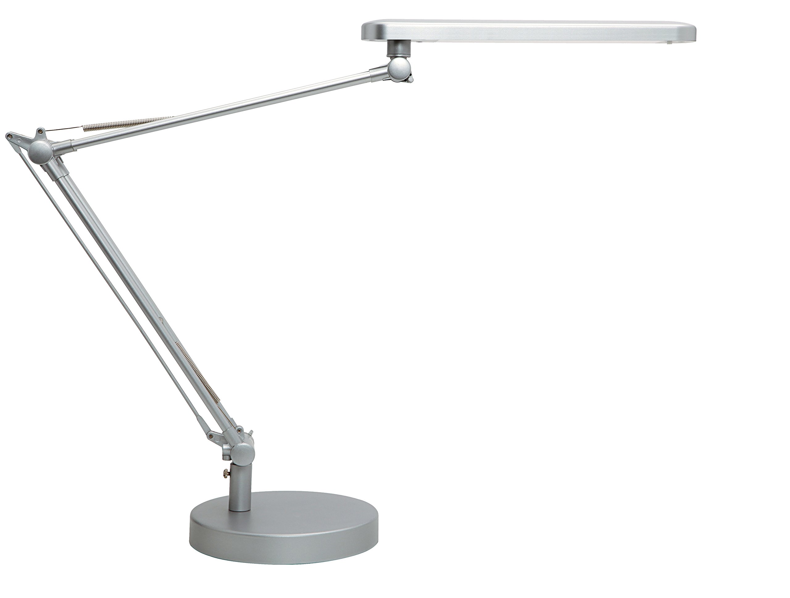 Mambo LED Desk Lamp - Adjustable Brightness & Eye Protection, Silver Grey for Home Office, Study & Reading