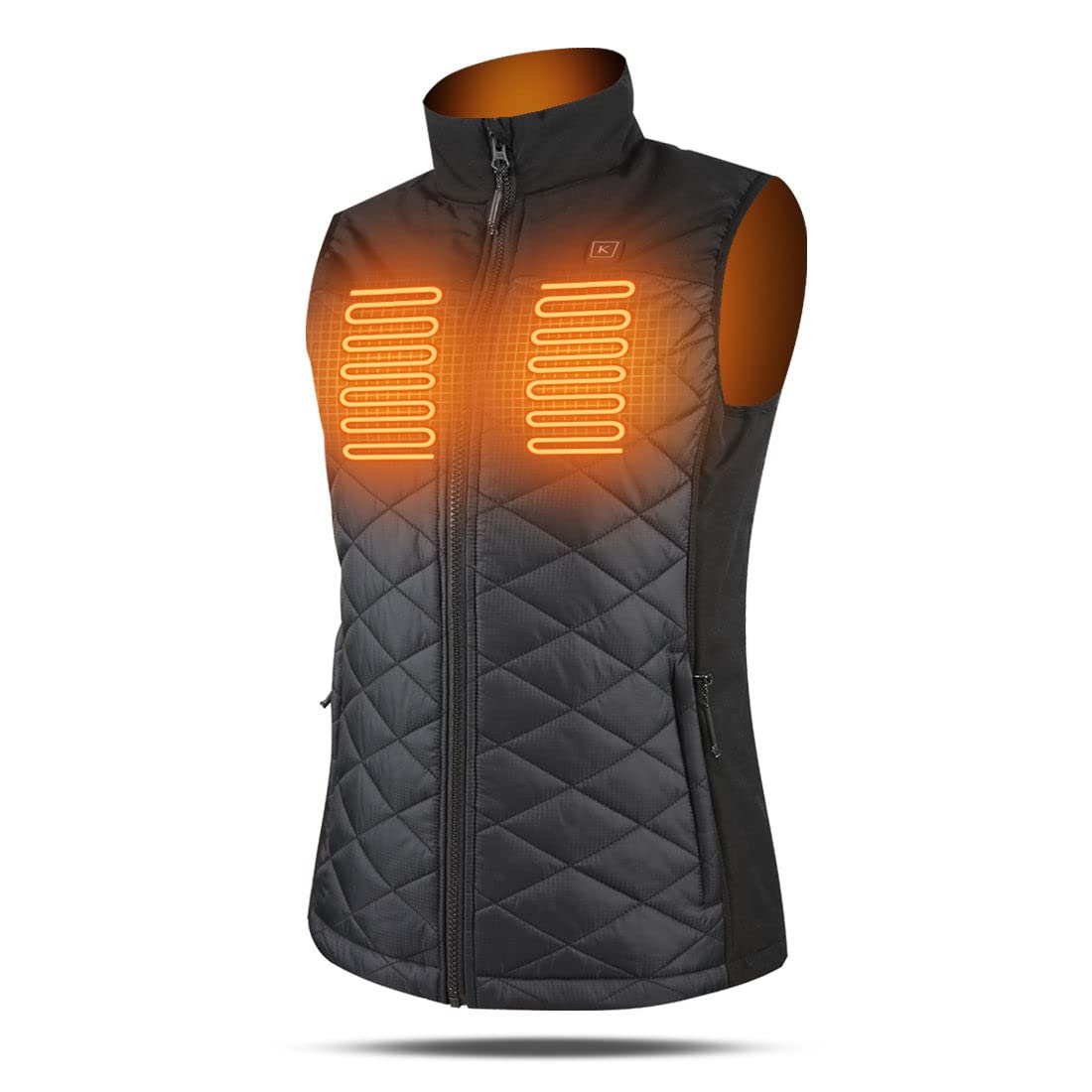 Smarkey Women's Heated Jacket Vest with Rechargeable Battery - Winter Warm Electric Heated Coat for Outdoor Work, Hiking, Camping & Cold Weather Activities