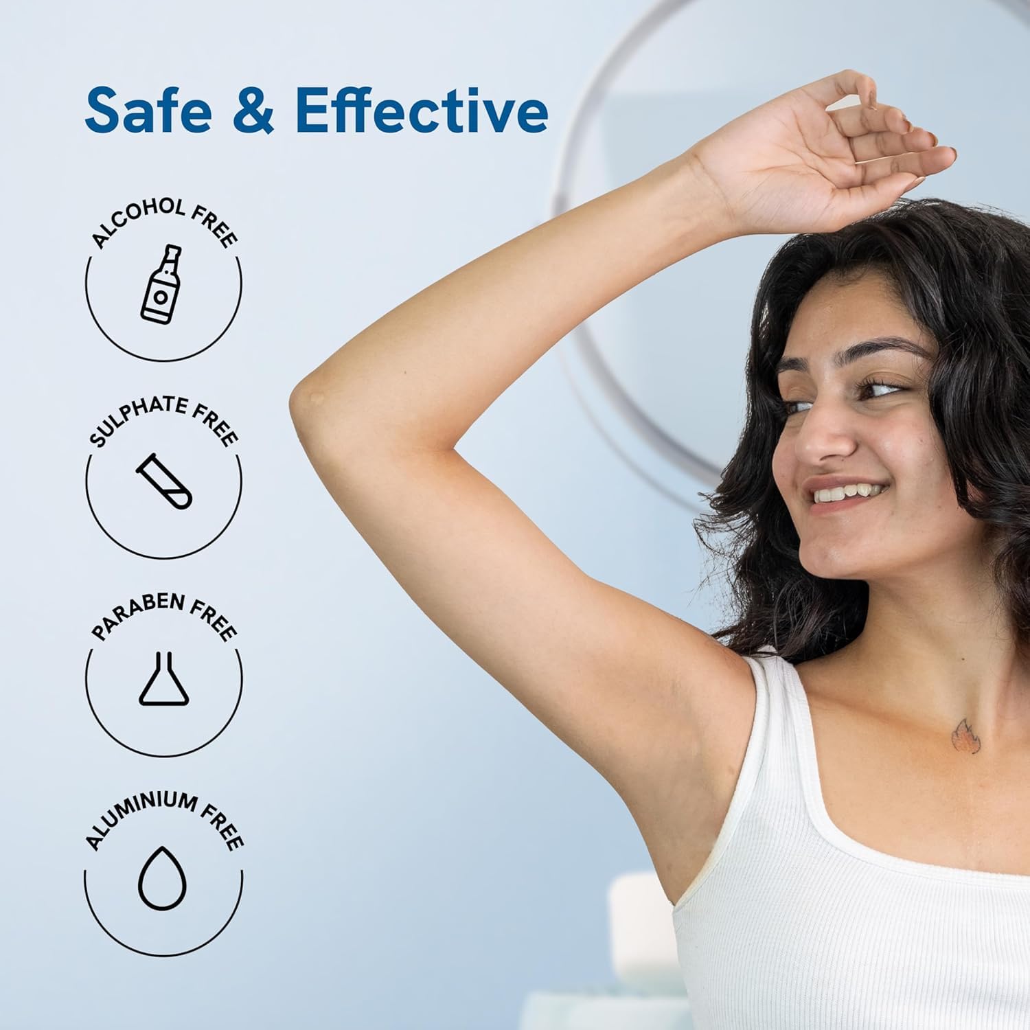 B'odywise 4% AHA BHA Underarm Roll On with 2% Lactic Acid & 1% Mandelic Acid - Natural Deodorant for Odor Prevention, Dark Underarm Treatment, Brightening & Exfoliating - Alcohol-Free, Aluminum-Free, Floral Scent (1.69 Fl Oz) | Perfect for Daily Use, Gym, Travel & Sensitive Skin Care