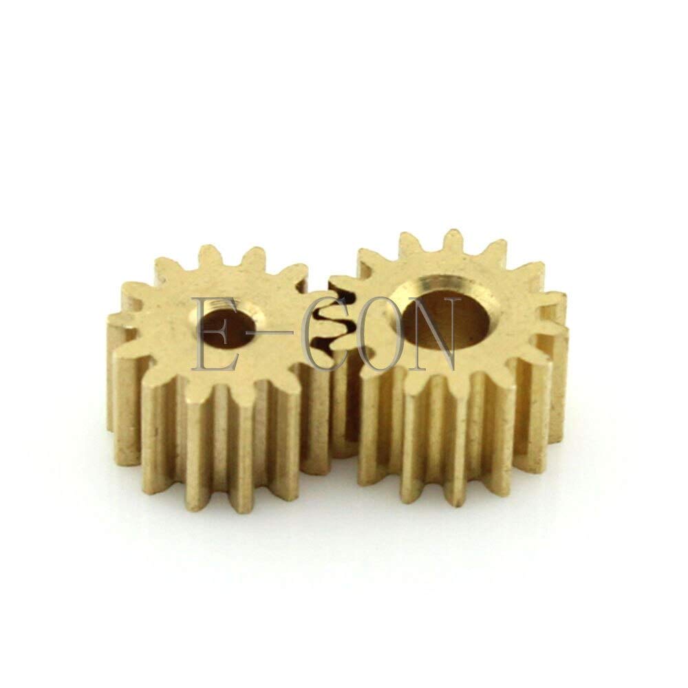 12T 0.5M 5mm Width Metal Spur Gear for Motor - 0.5 Module, 1.57mm Pitch, 2mm/3mm Hole - Perfect for RC Cars, Robotics, and DIY Mechanical Projects