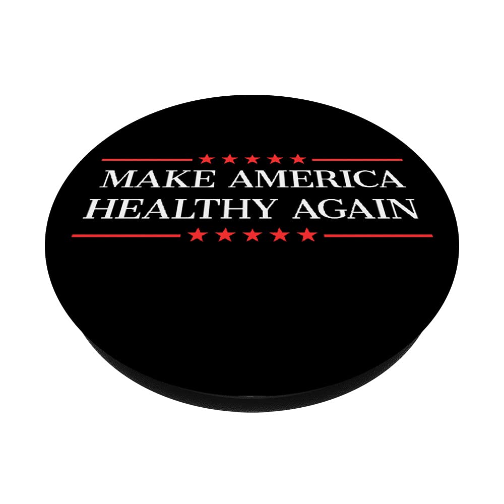 Make America Healthy Again PopSockets Swappable PopGrip - Phone Grip Stand for iPhone & Samsung - Perfect for Workouts, Travel & Daily Use