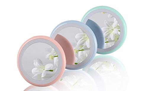 Breewell Portable Folding Travel Mirror with LED Lights - 2 Brightness Levels, Multi-Color Options | Perfect for Makeup, Travel, and Home Vanity Use