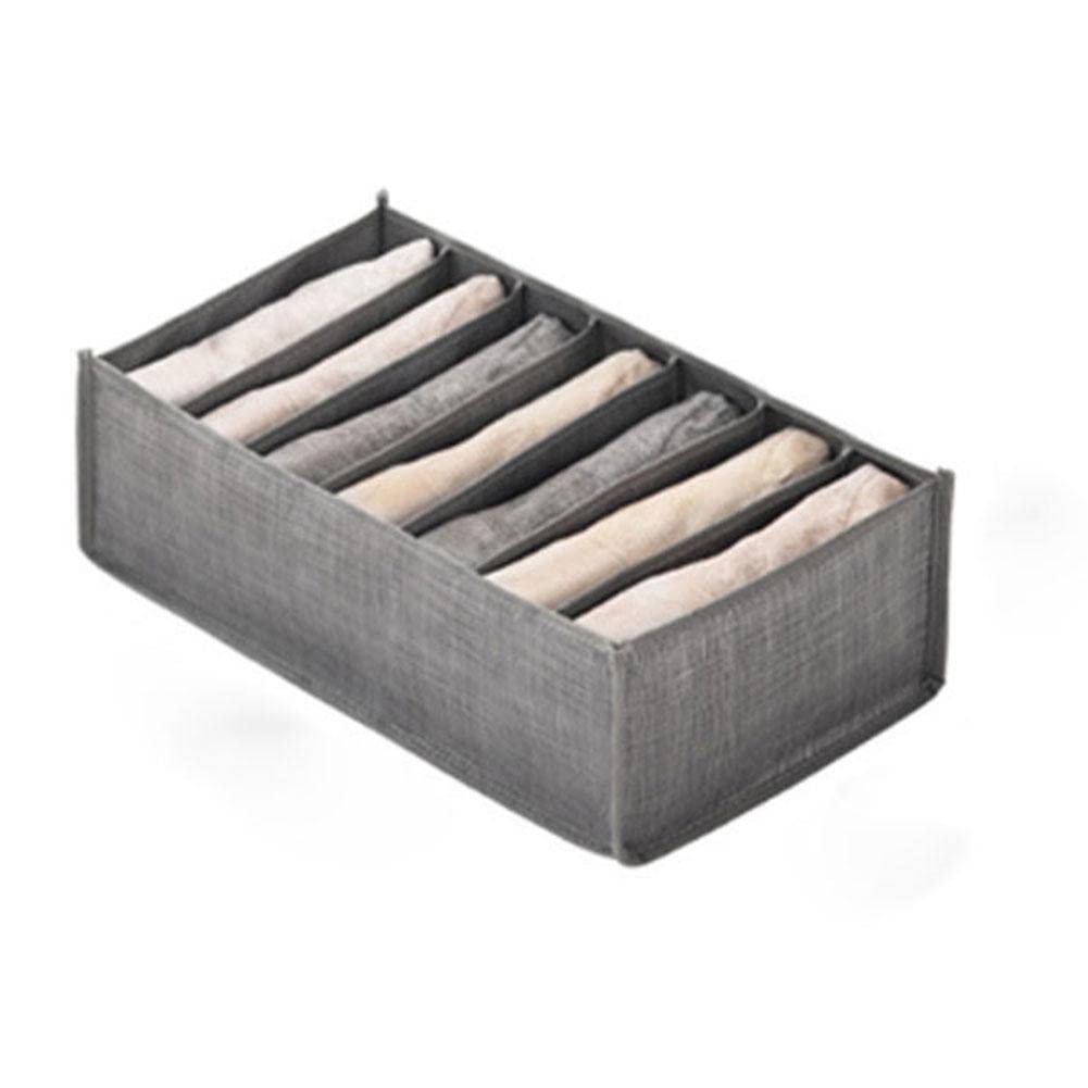 7/9 Grid Foldable Closet Organizer for Jeans, Leggings & T-Shirts - Wardrobe Storage Box with Handle for Travel & Daily Use | Perfect for Closet, Dresser & Suitcase Organization