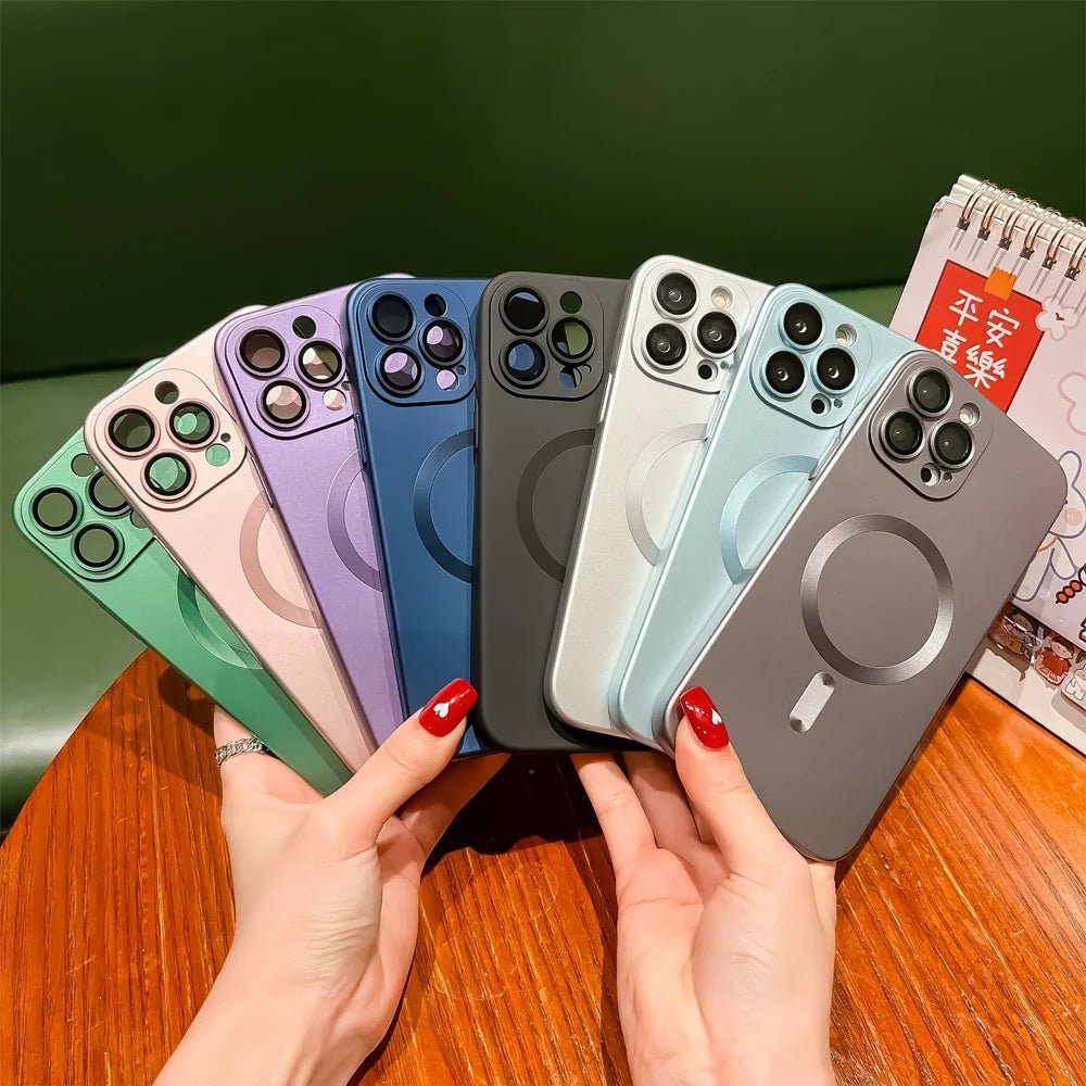 FlexiShield Ultra MagSafe iPhone Case - Shockproof & Anti-Scratch Protective Cover for iPhone 14/13/12 Pro Max - Perfect for Outdoor Activities, Work & Travel